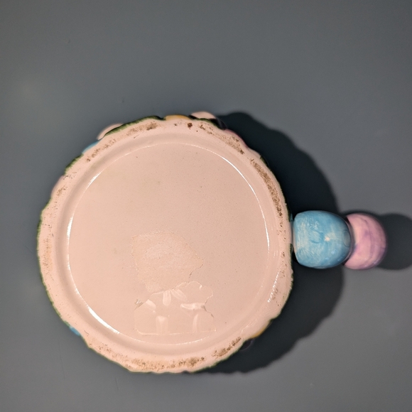 Applause 3D Bunny Rabbit Peter Cottontail Ceramic Glazed Collectible Easter Mug - Picture 5 of 6